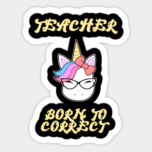 Funny Teacher Quote Sticker